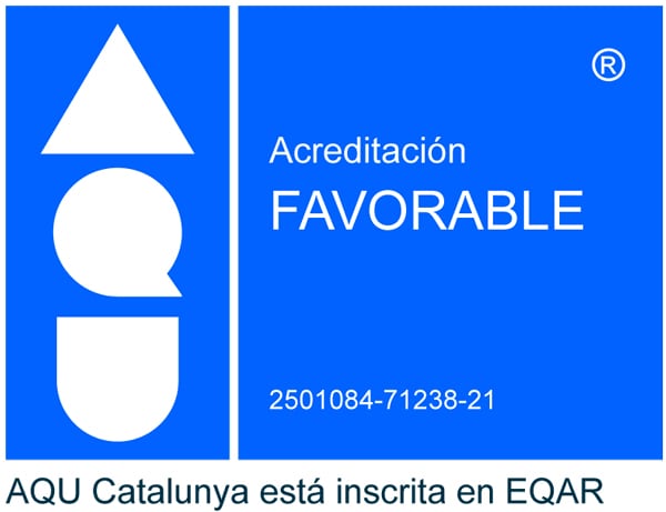 AQU - Acreditación favorable Grado en Diseño